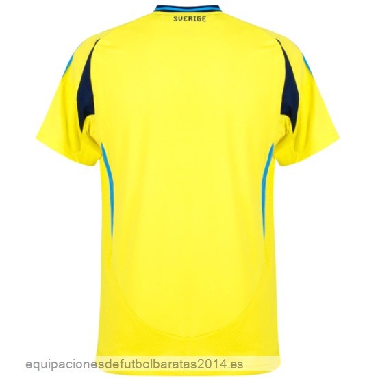Nuevo Tailandia 1ª Camiseta Suecia 2024 Amarillo Baratas